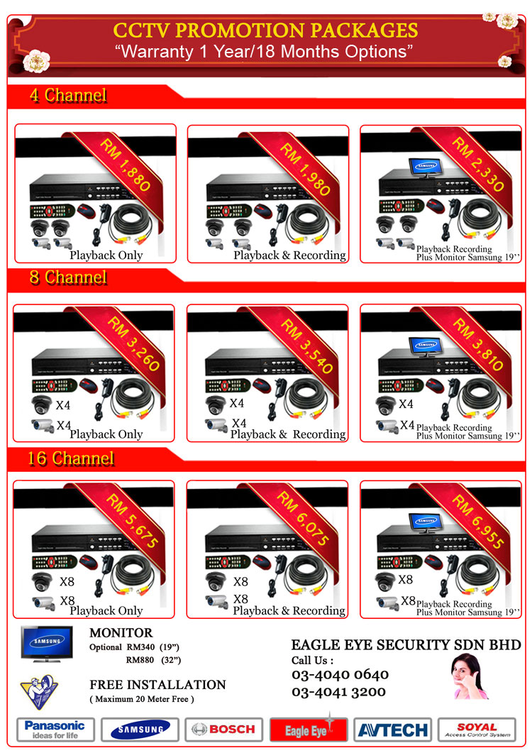 CCTV Promotion Packages